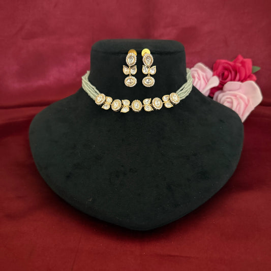 Light Weight Kundan Necklace Set