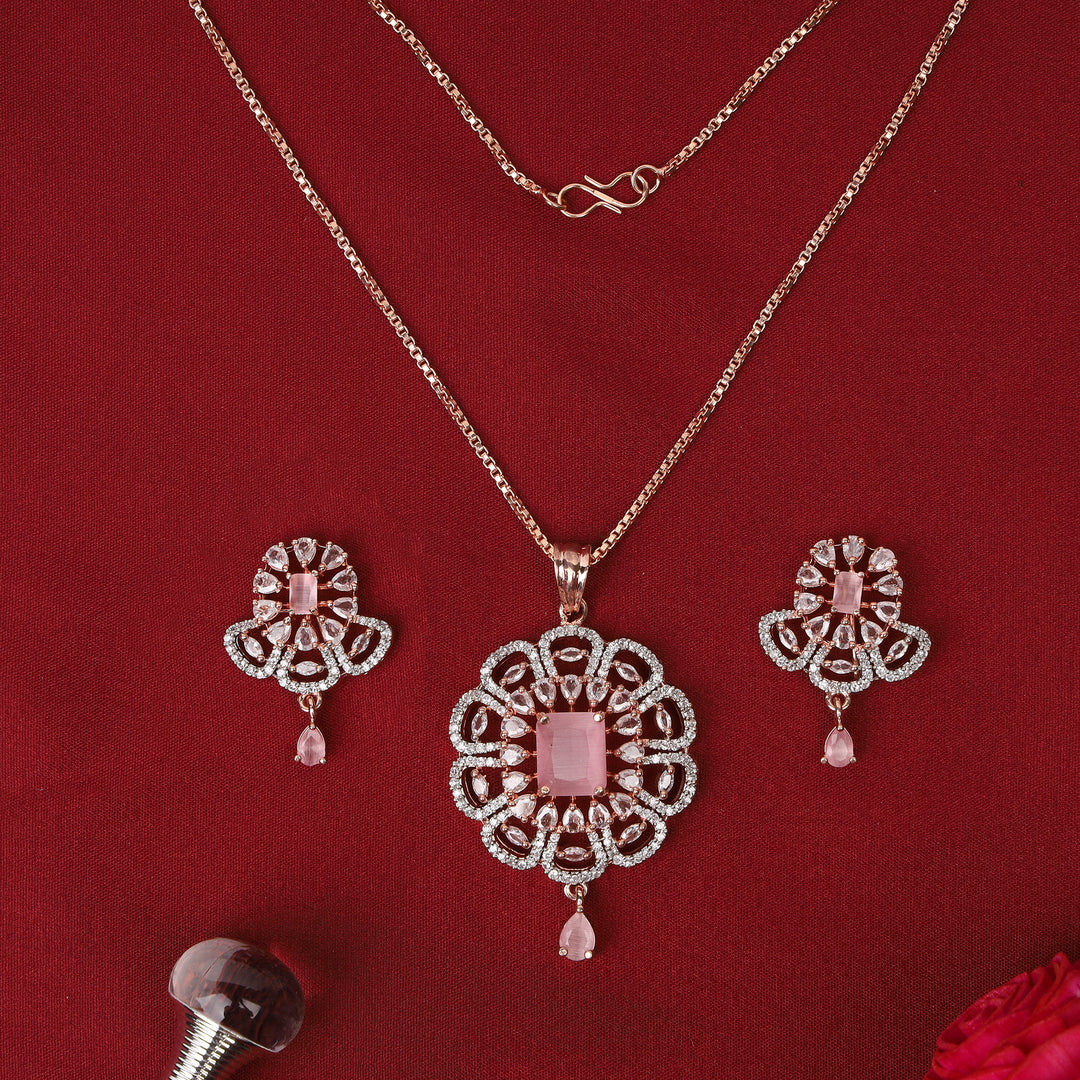 Zircon Pendant Set