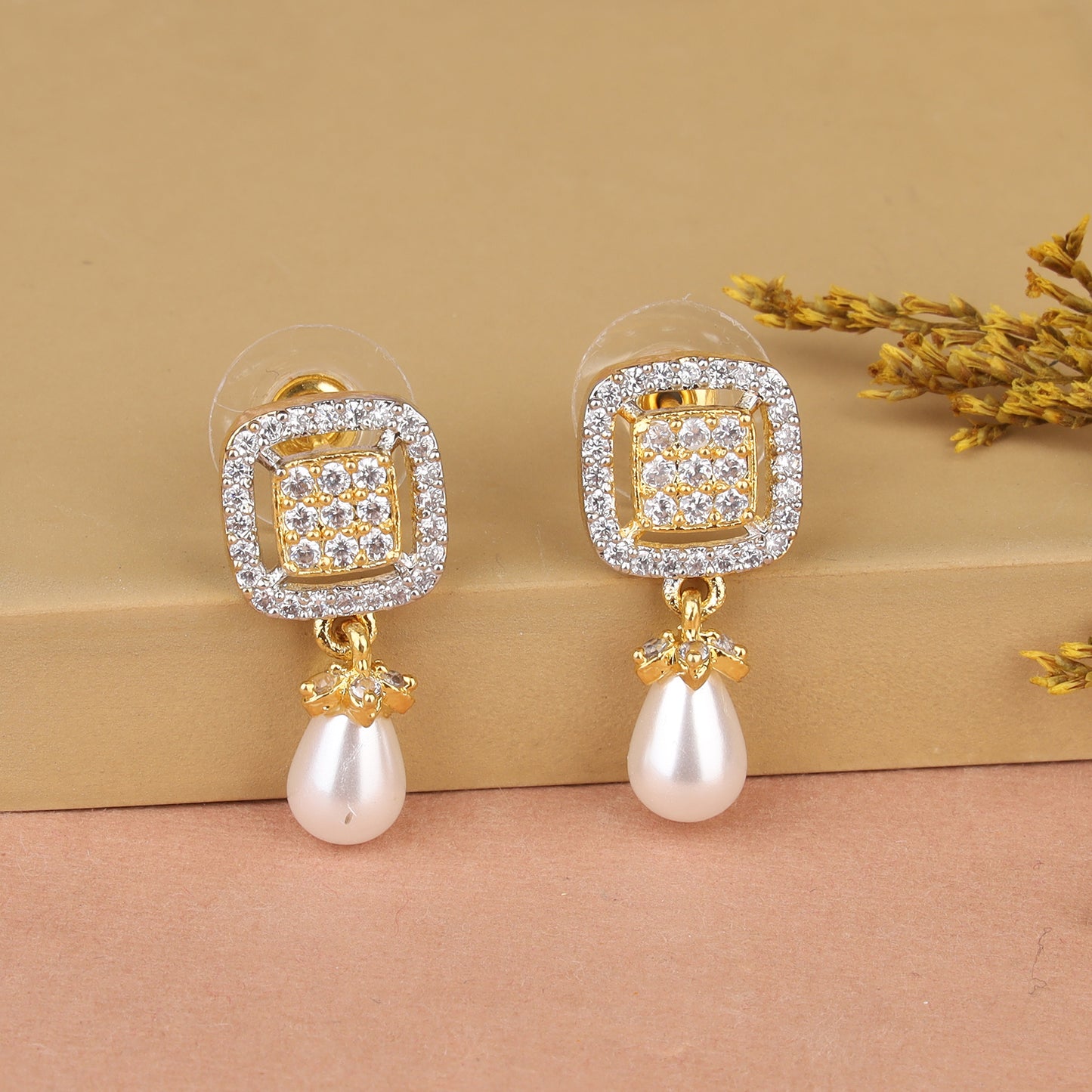 Pearl Drop Studs