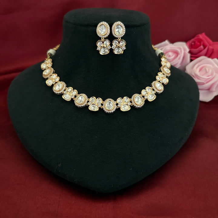 Uncut Kundan Polki Necklace Set