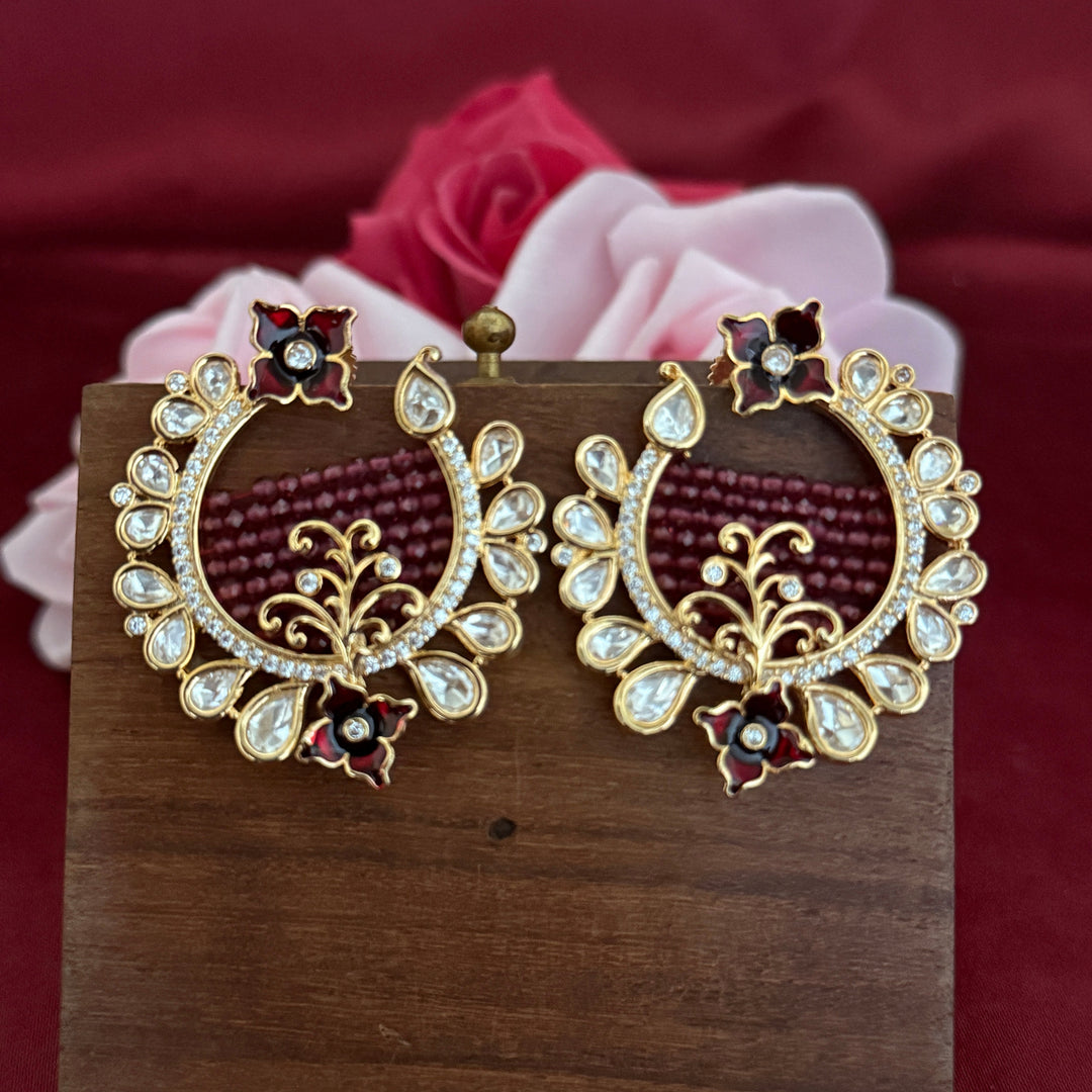 Exclusive Kundan Polki Earrings