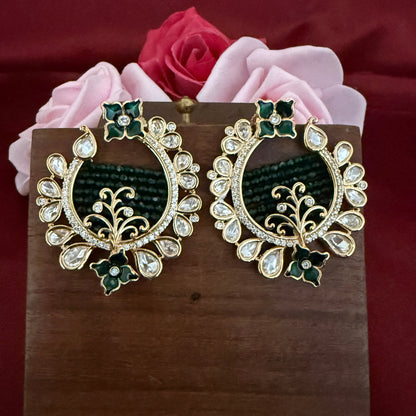 Exclusive Kundan Polki Earrings