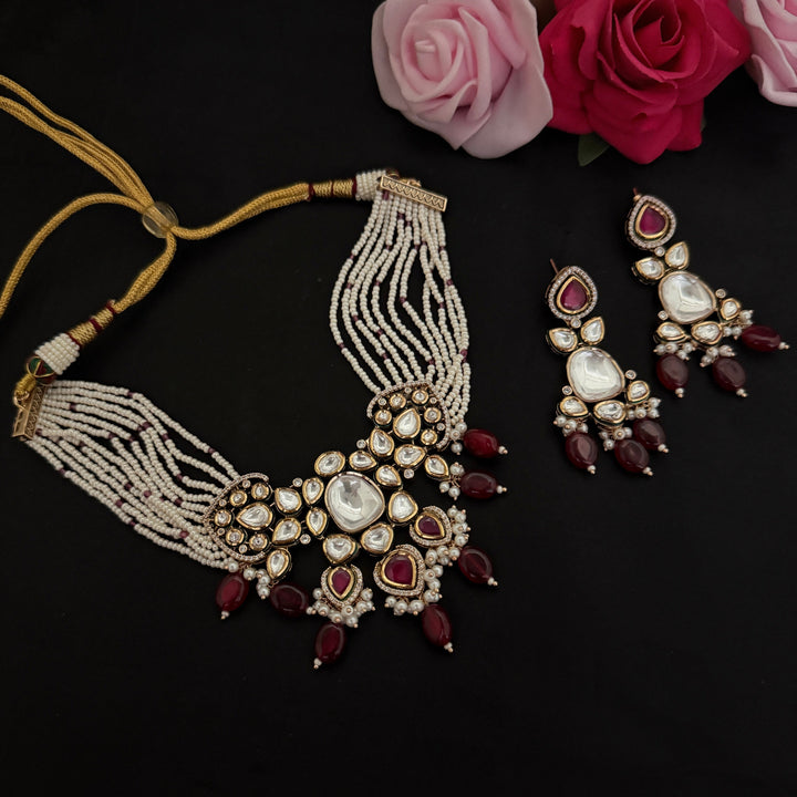 Bridal Kundan Polki Choker Set