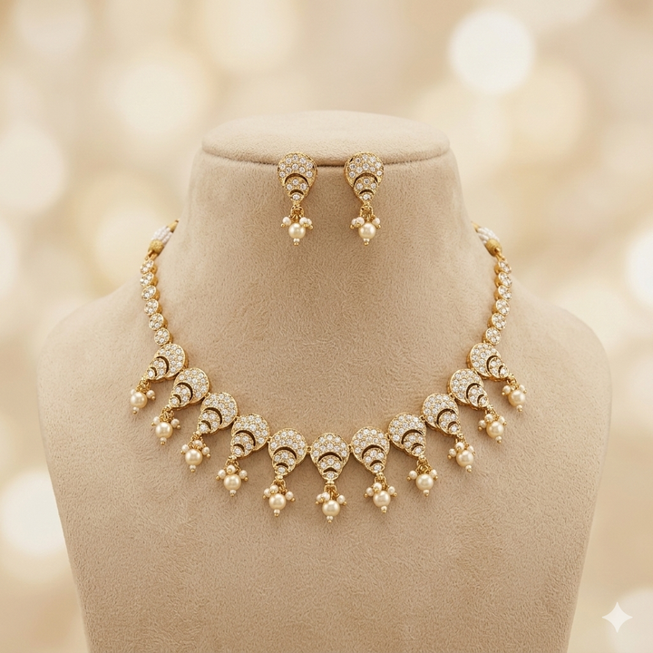 Elegant Jadaau Necklace Set
