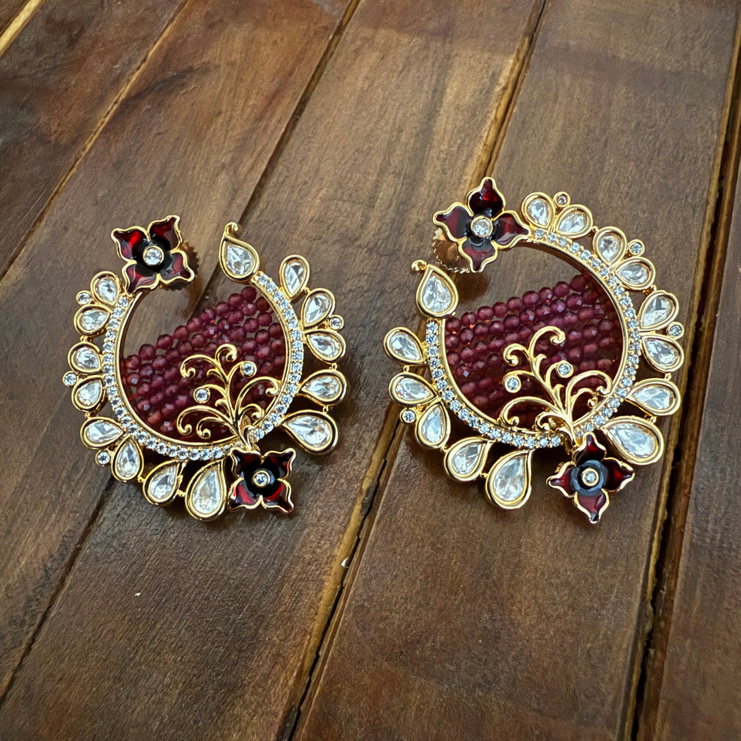 Exclusive Kundan Polki Earrings