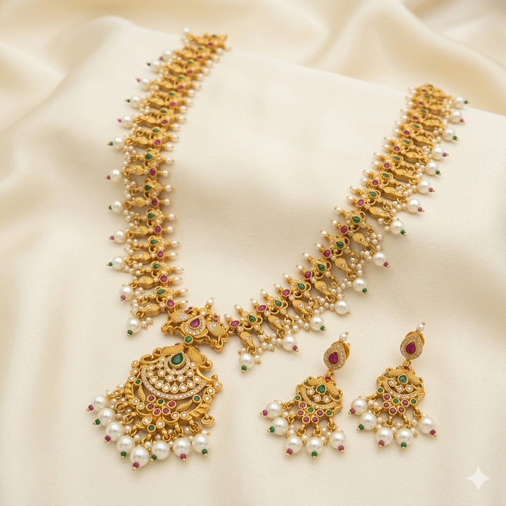 Antique Long Necklace Set