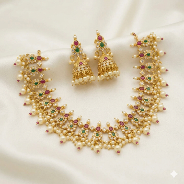 Necklace Set with Jhumka