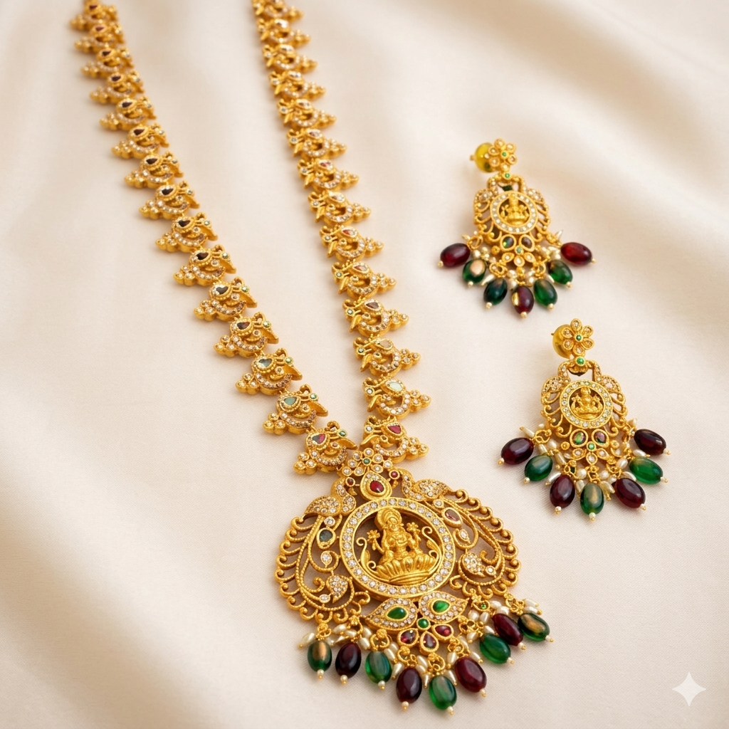 Laxmi Antique Designer Necklace Set