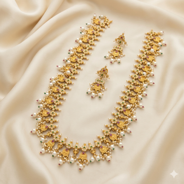 Designer Long Necklace Set