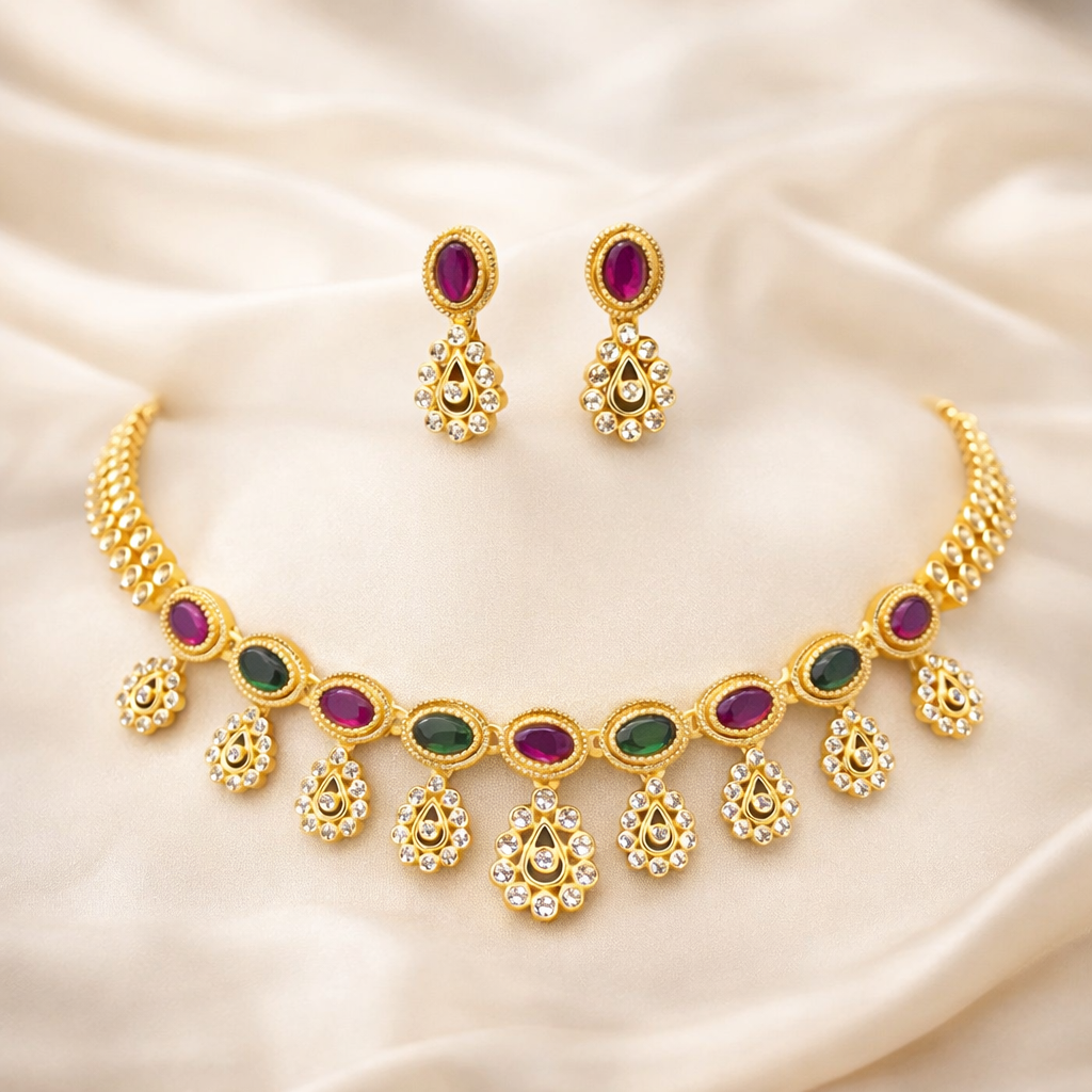 Elegant Antique Necklace Set