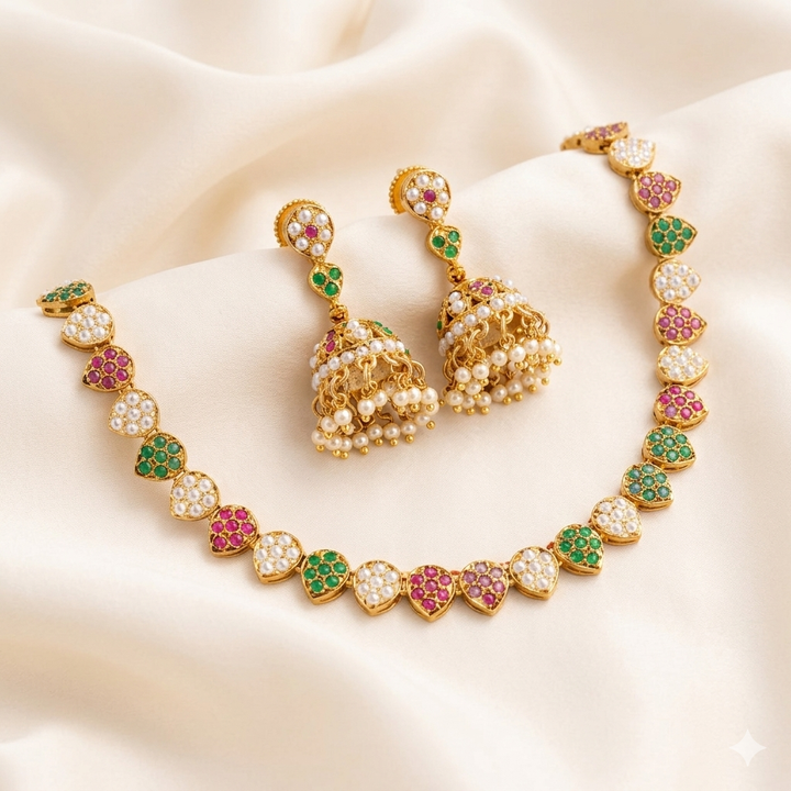 Light weight  Pearl Necklace Set