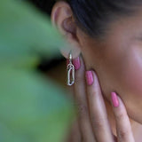 Millenia Drop 925 Sterling Silver Earring