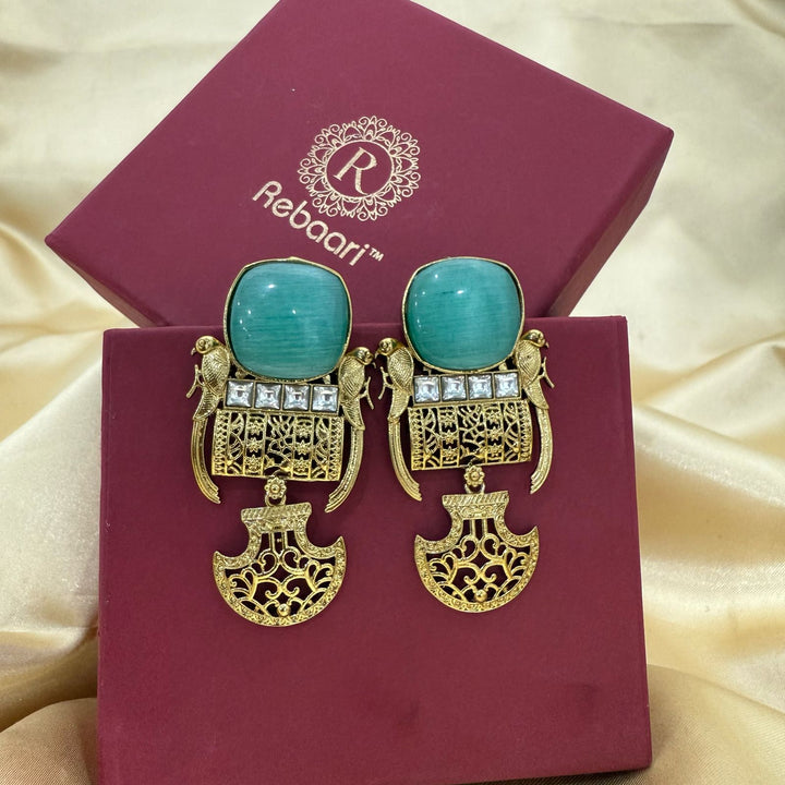 Antique Bird Design Earrings