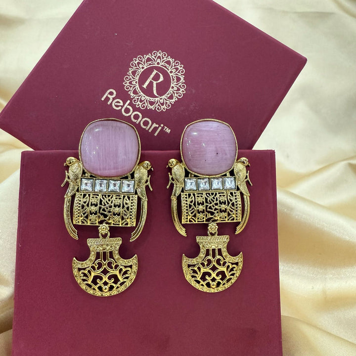 Antique Bird Design Earrings