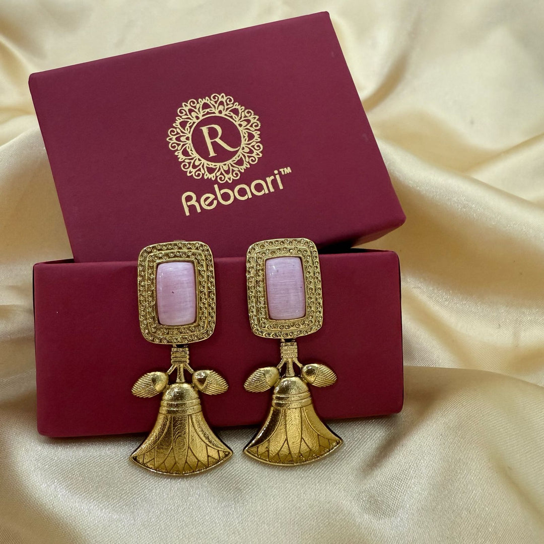 Unique Bell Design Antique Earrings