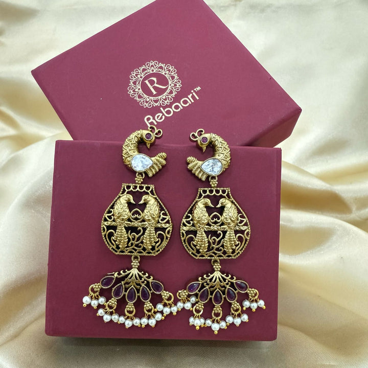 Beautiful Bird Design Earrings