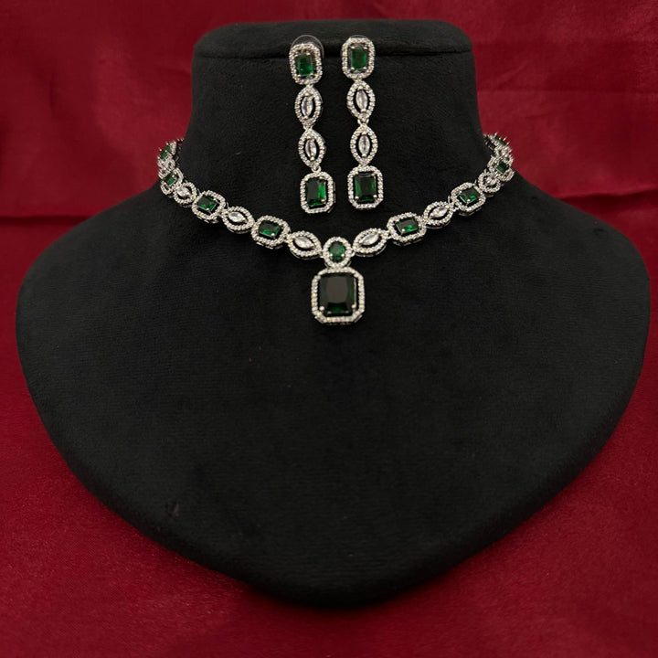 American Diamond Necklace Set