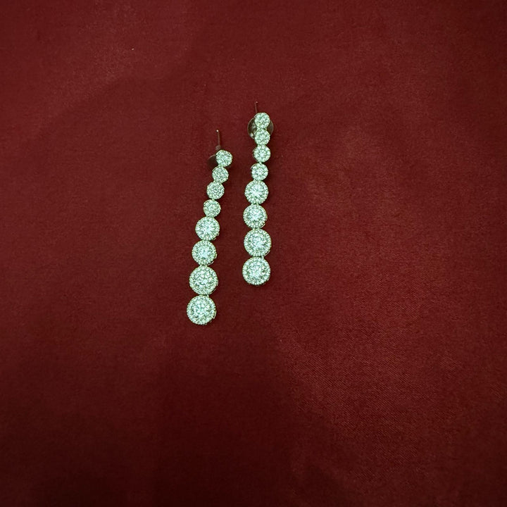 Double Line Zircon Necklace Set