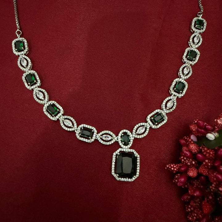 American Diamond Necklace Set