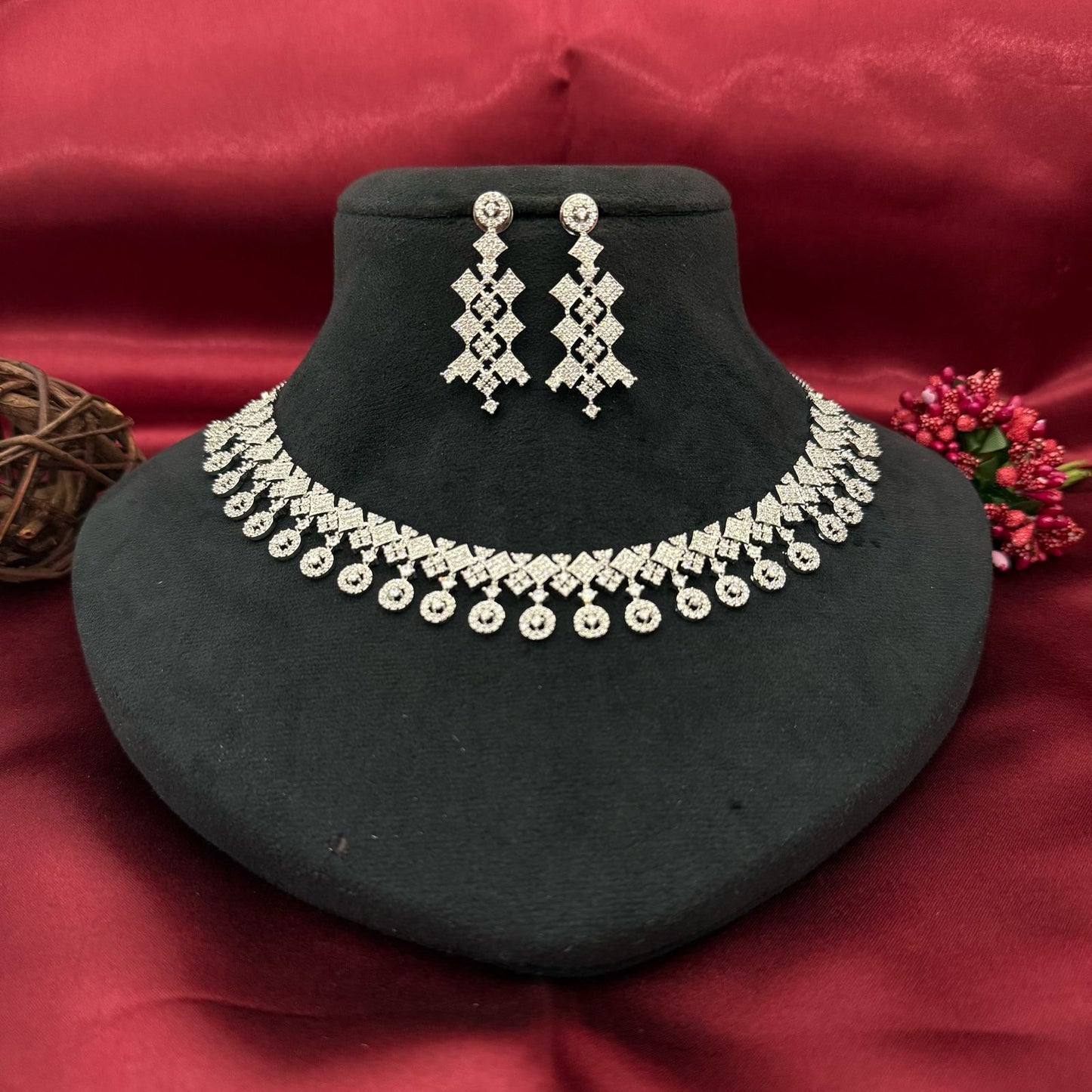 American Diamond Exquisite Necklace Set