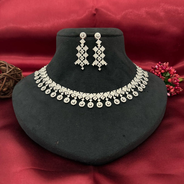 American Diamond Exquisite Necklace Set