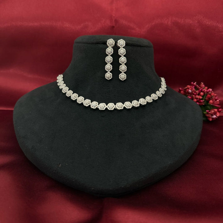 Round Shape Zircon Necklace Set