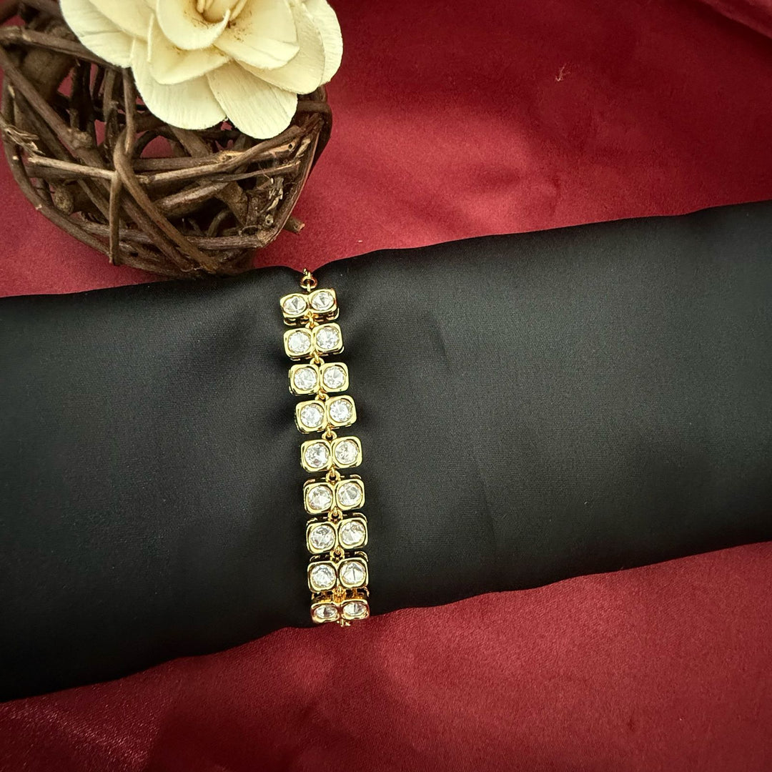 Cut Polki Kundan Bracelet