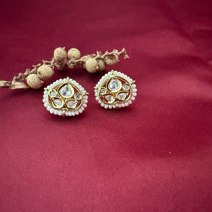 Exclusive Kundan Polki Studs