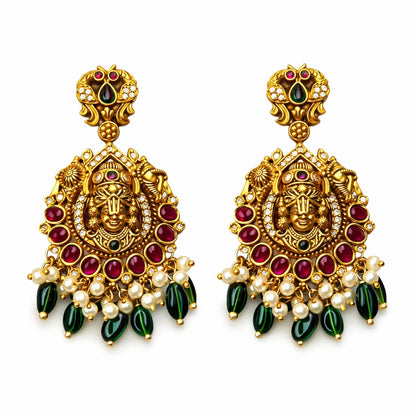 Antique peacock design Earrings