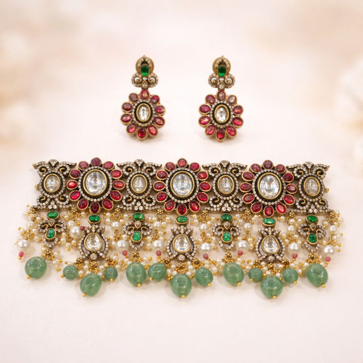 Kundan Polki Choker Set