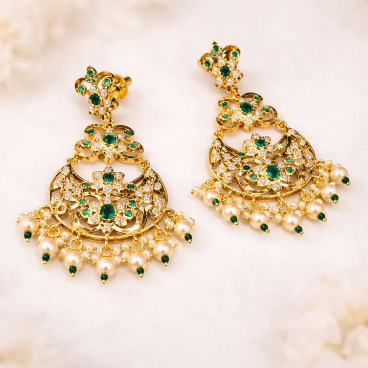 Exquisite Pearl Jadaau Earrings