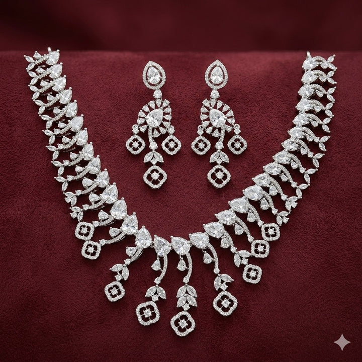 Frenz Presents American Dimonds Necklace Set