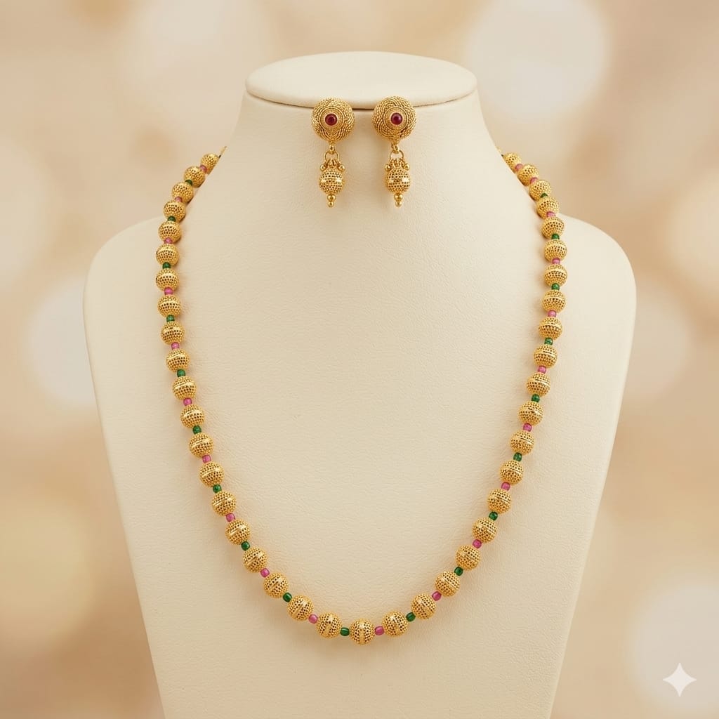 Designer Mala Necklace Set