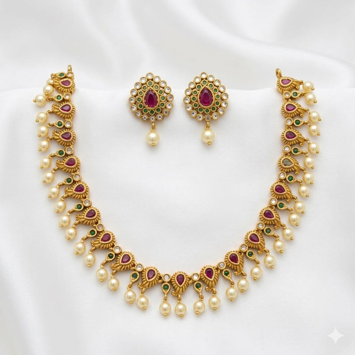 Antique Gold Necklace Set