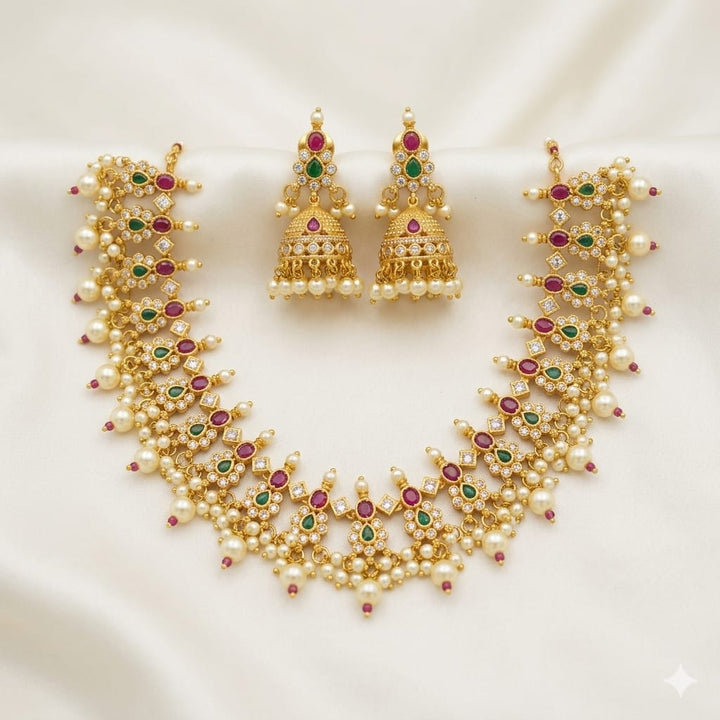 Necklace Set with Jhumka
