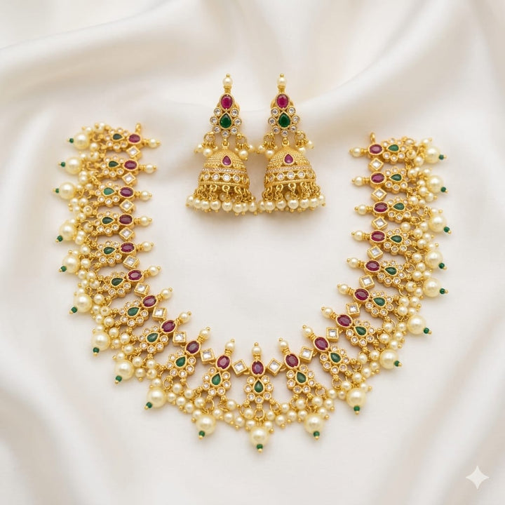 Necklace Set with Jhumka