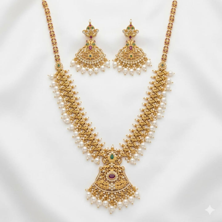 Long Antique Necklace Set