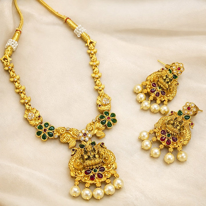 Flower Designer Necklace Set