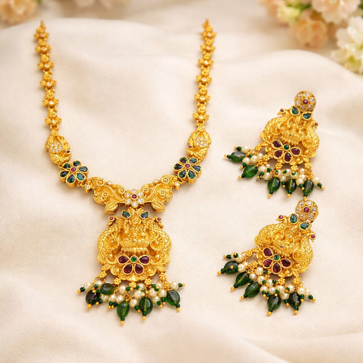 Flower Designer Necklace Set