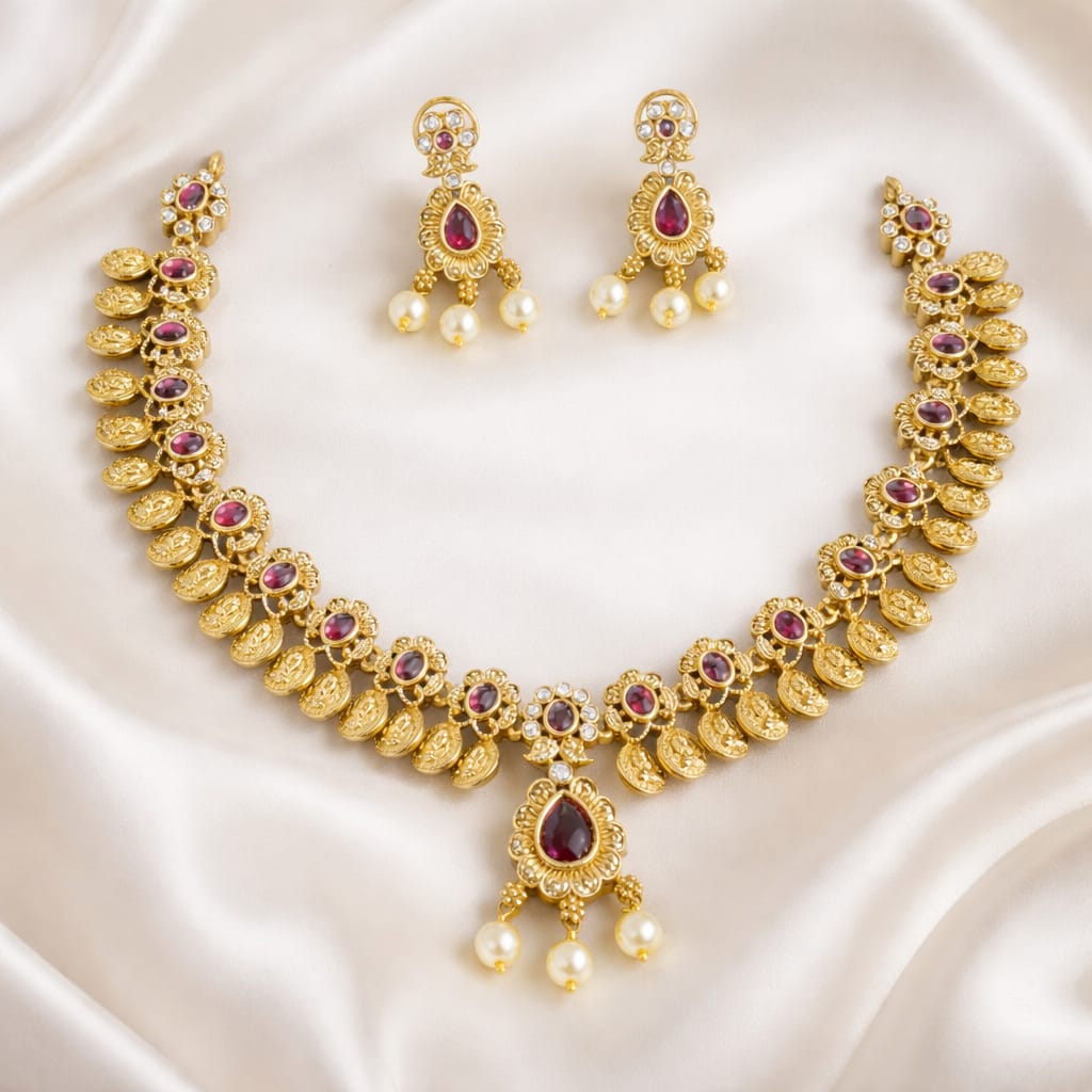 Laxmi Antique Necklace Set