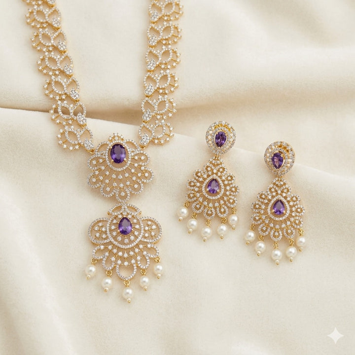 Beautiful Zircon Necklace Set