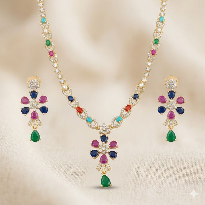Elegant Pearl Necklace Set