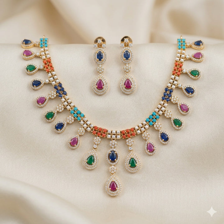 Pearl Set Necklace Set