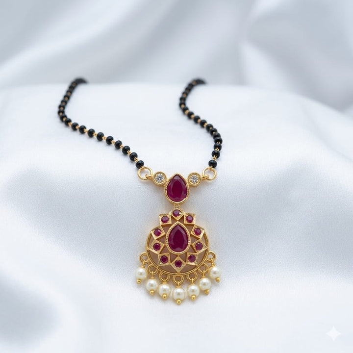 Trendy Antique Pearl Mangalsutra