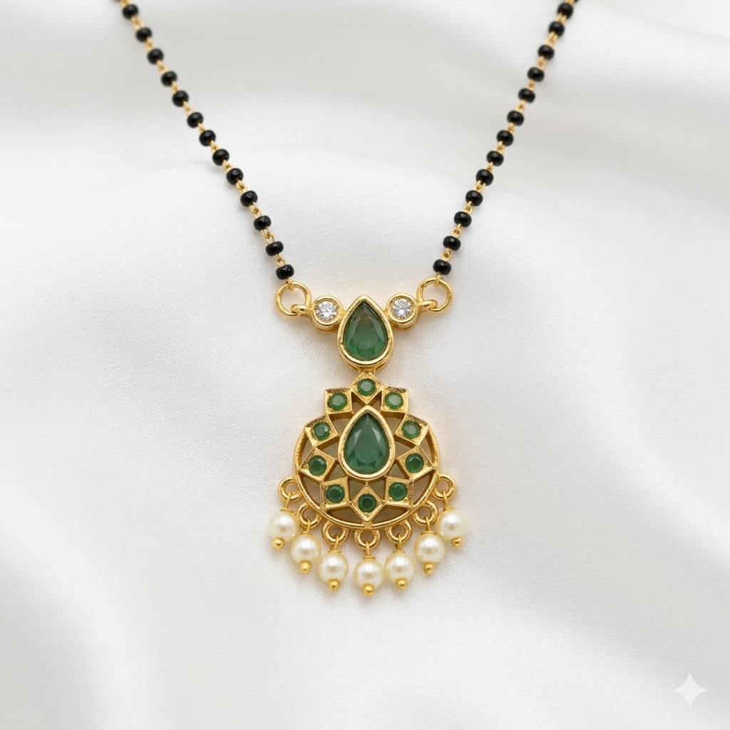 Trendy Antique Pearl Mangalsutra