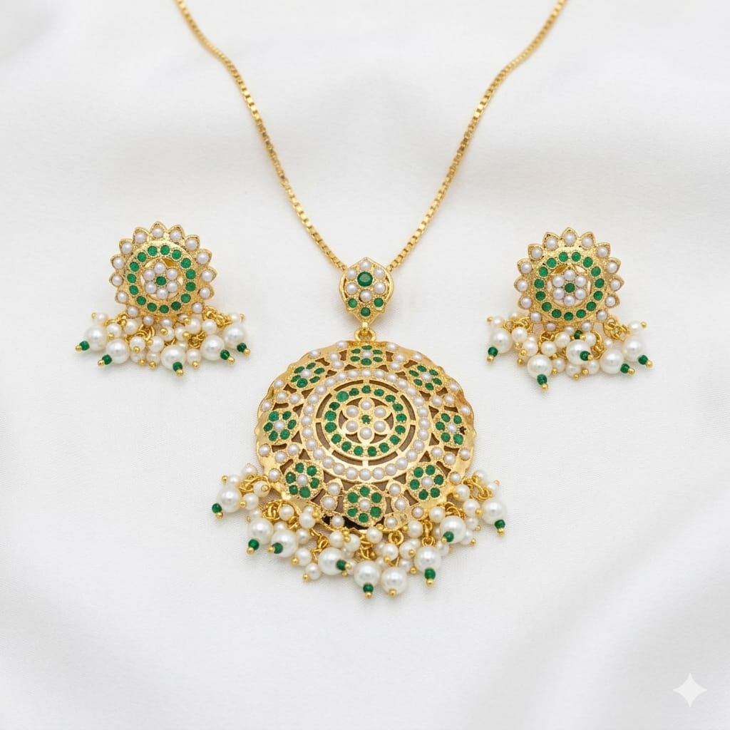 Jadaau Pendant Necklace Set