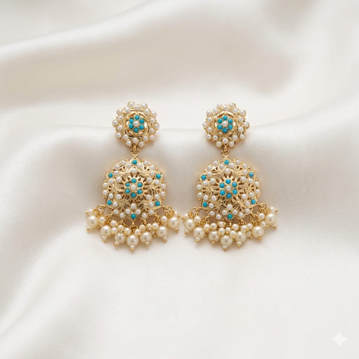 Elegant Jadaau Pearl Earrings