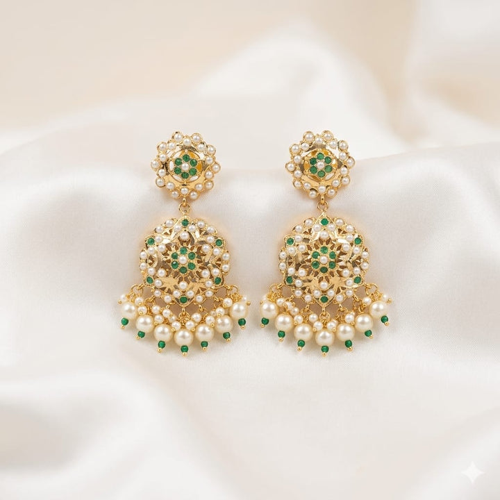 Elegant Jadaau Pearl Earrings
