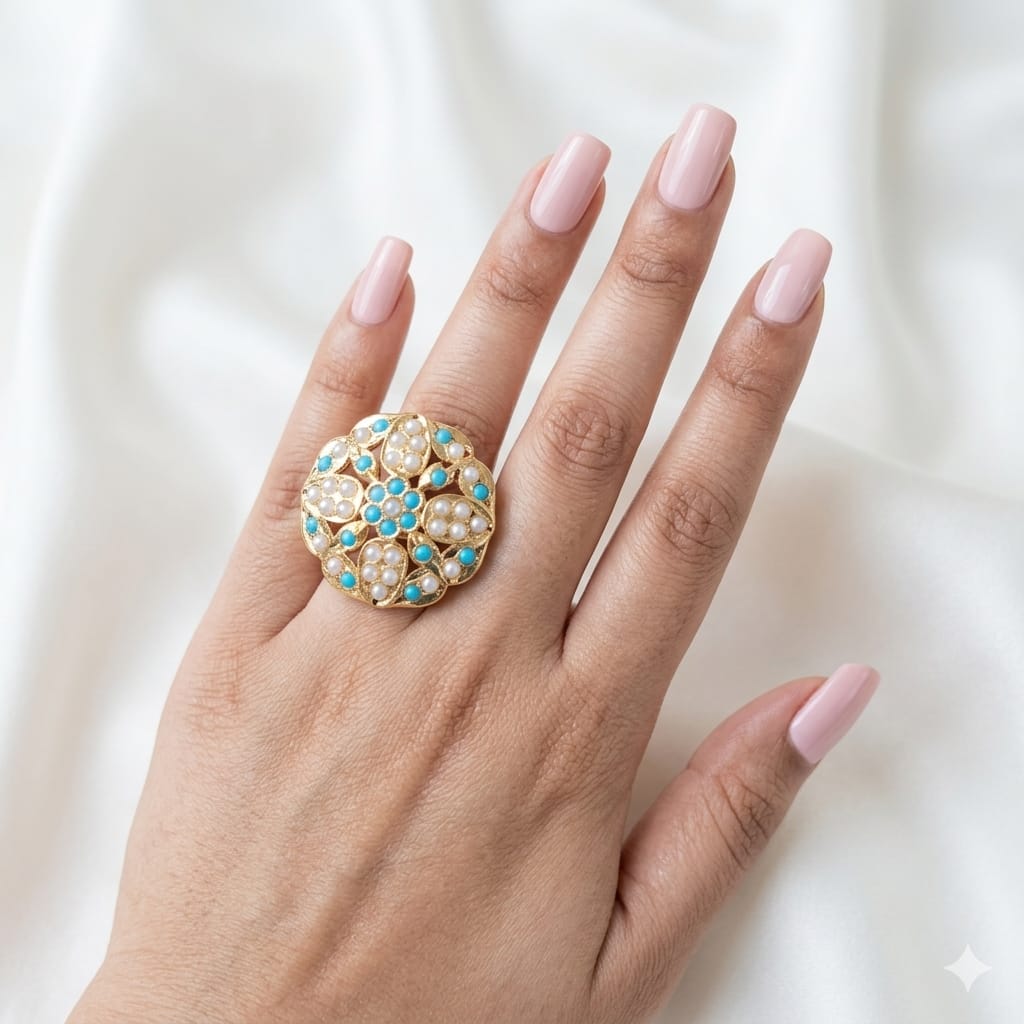 Pearl Designer Jadaau Ring
