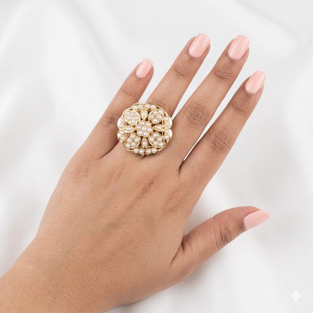 Flower Design Jadaau Ring